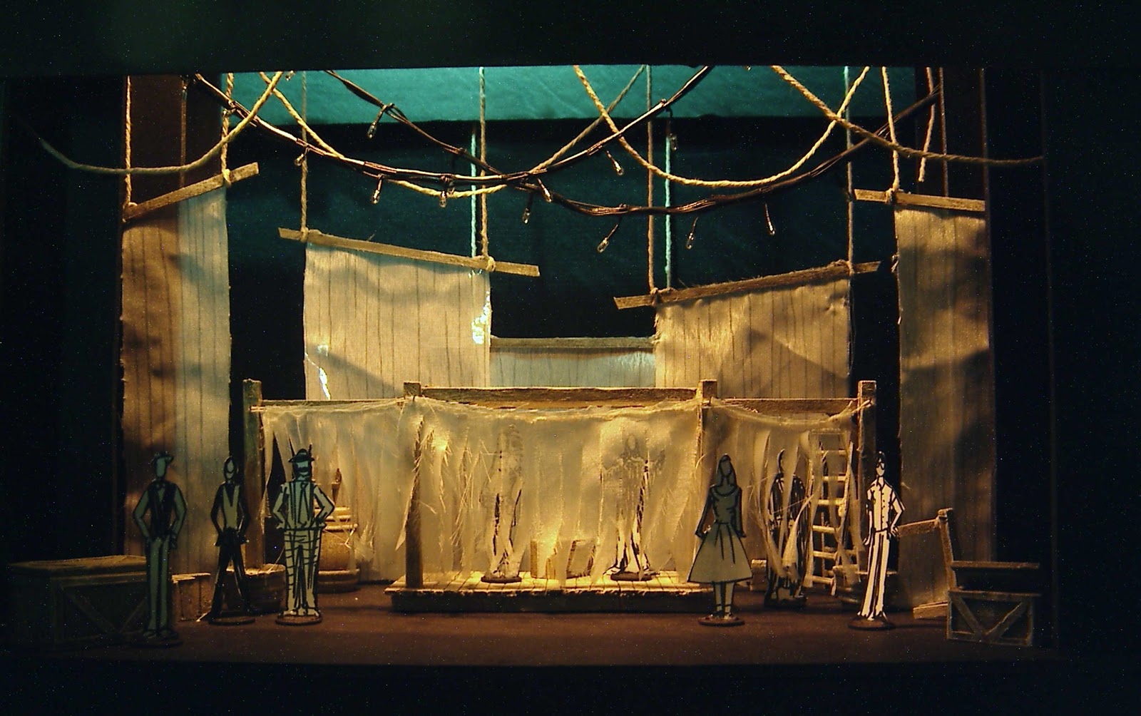 Lance Cardinal Creations THE FANTASTICKS SET DESIGN MODEL