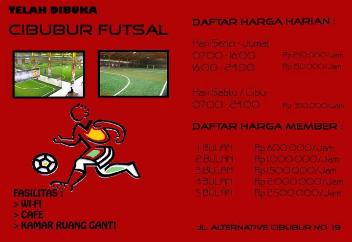 Contoh Brosur Futsal
