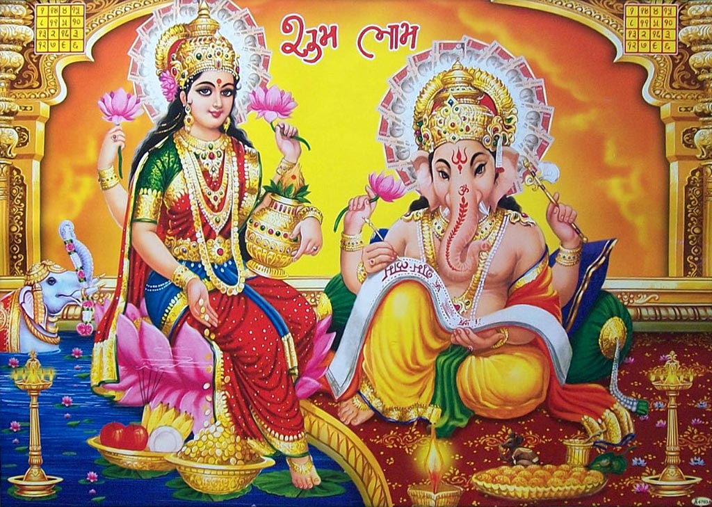 Shri Laxmi Ganesh Ji Wallpapers for Happy Diwali | God ...