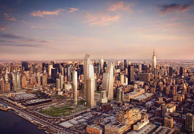 Photo of new towers proposed for phase one with new york skyline