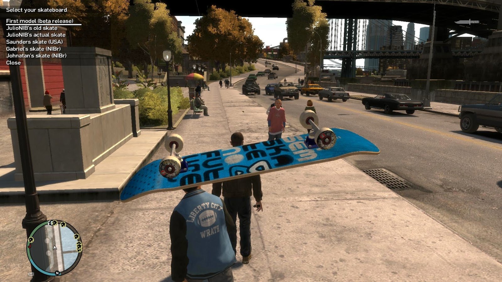 GTA X Scripting - JulioNIB mods: SkateIV mod beta