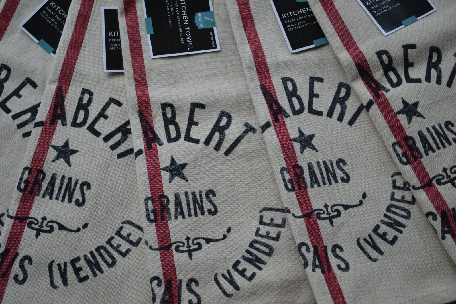 time worn interiors Dish Towels at Target!