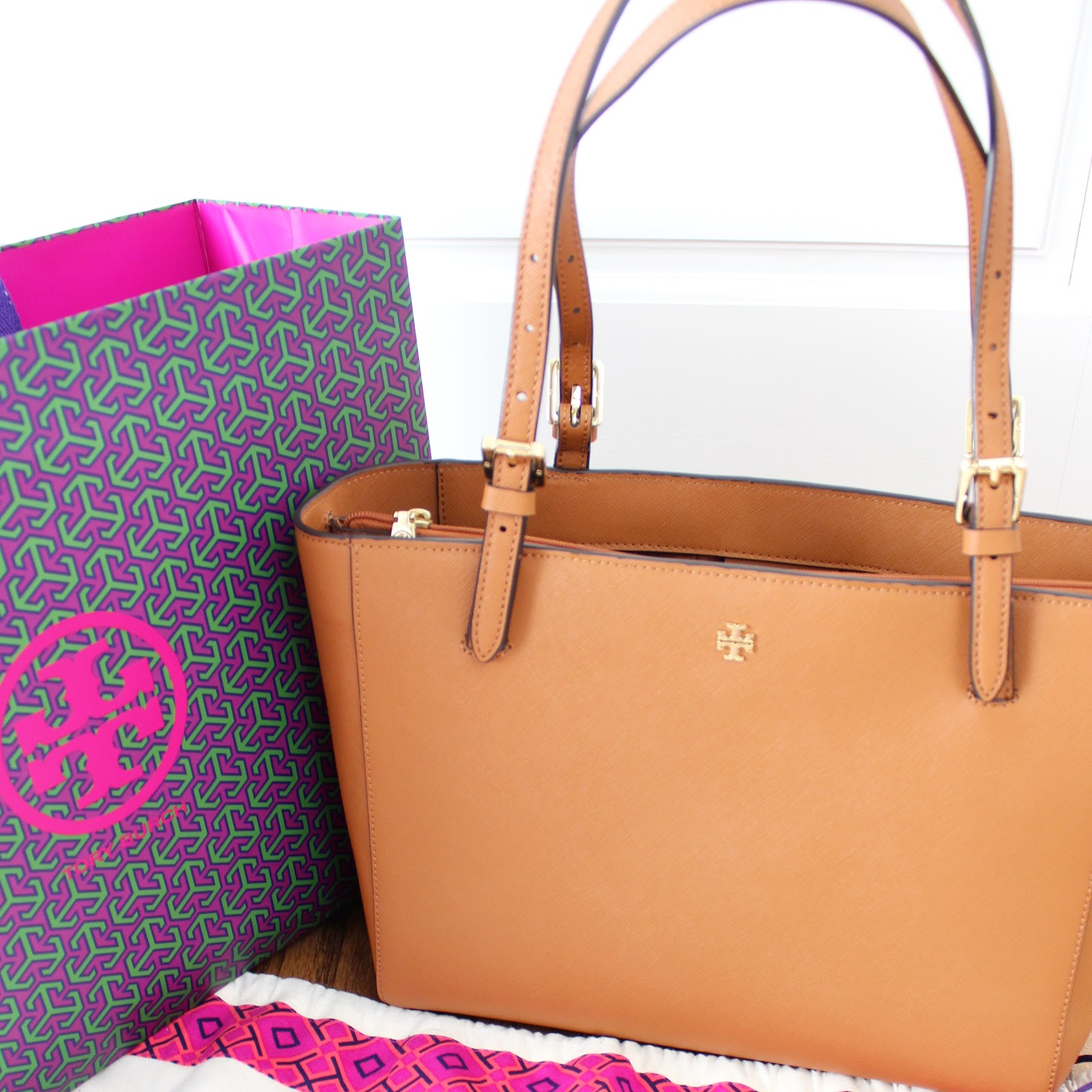 Tory Burch York Small Buckle Tote Gracie In Prep