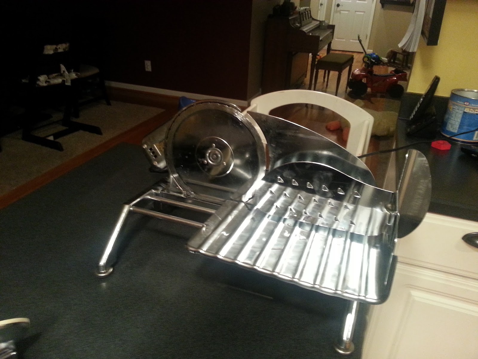 D&M Toddler Ranch Vintage meat slicer. homemade deli roast beef