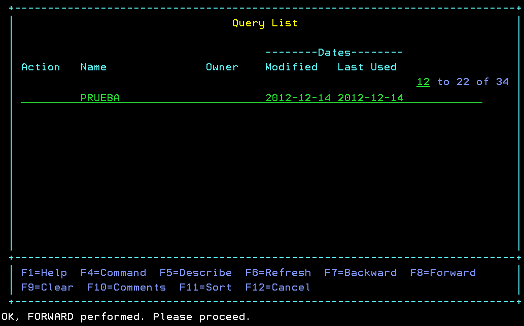 QMF básico Consultorio Cobol