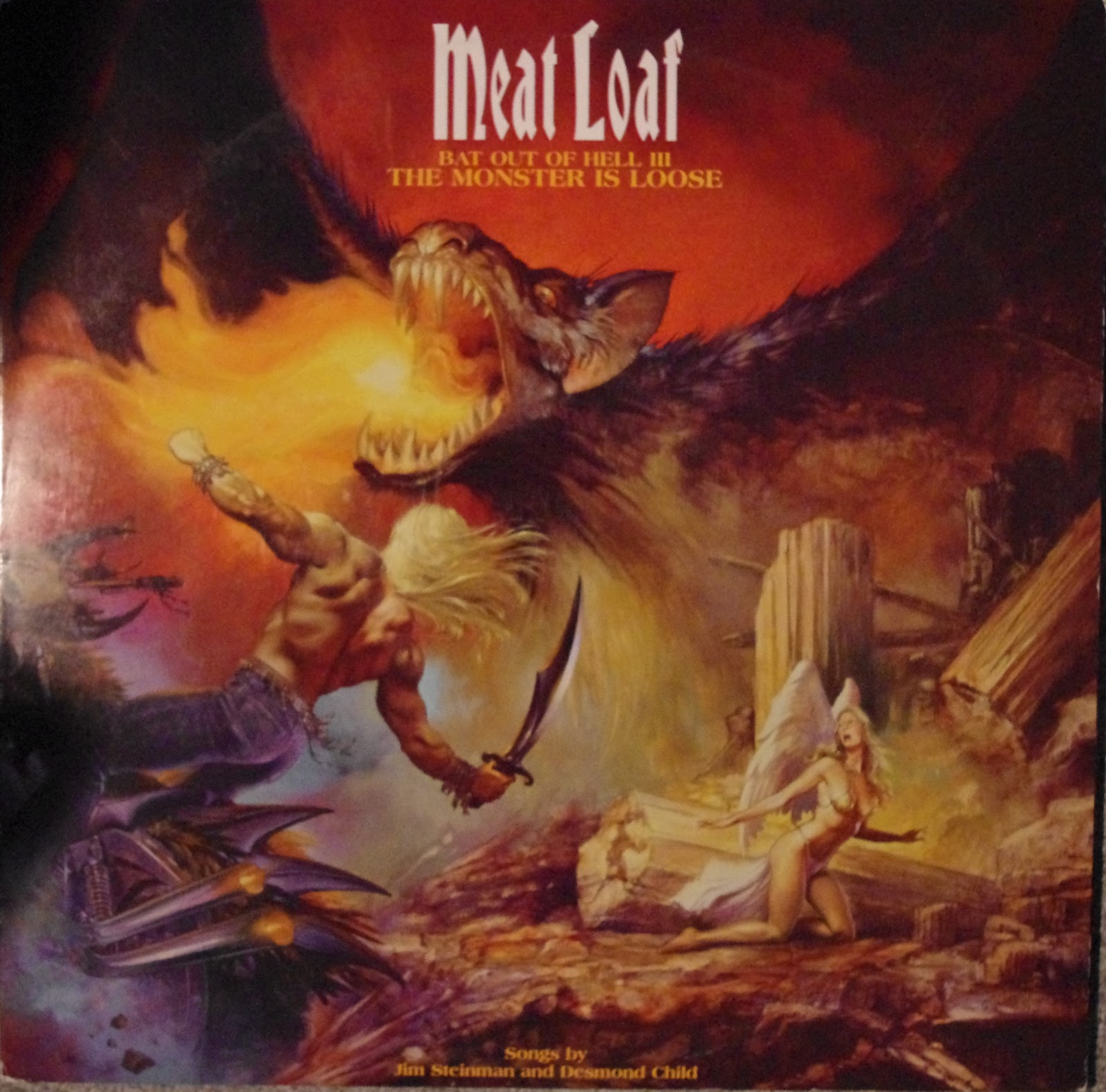 Meat Loaf Vinyl, Singles 7"/12" and other stuff STUDIO ALBUMS