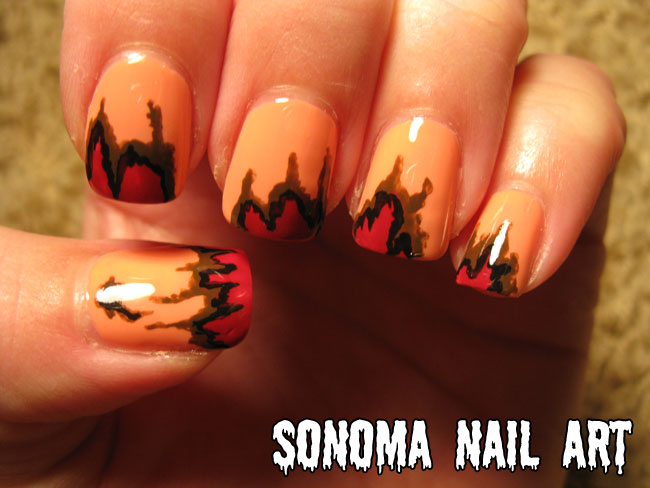 Sonoma Nail Art 31 Day Nail Art Challenge Happy Halloween!