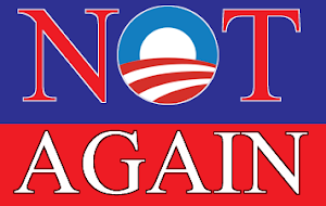 Great Bumper Sticker Seen:  "NOT AGAIN" (Photoshop)