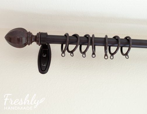 Freshly Handmade Tutorial How To Make Hook Ring Curtain Panels