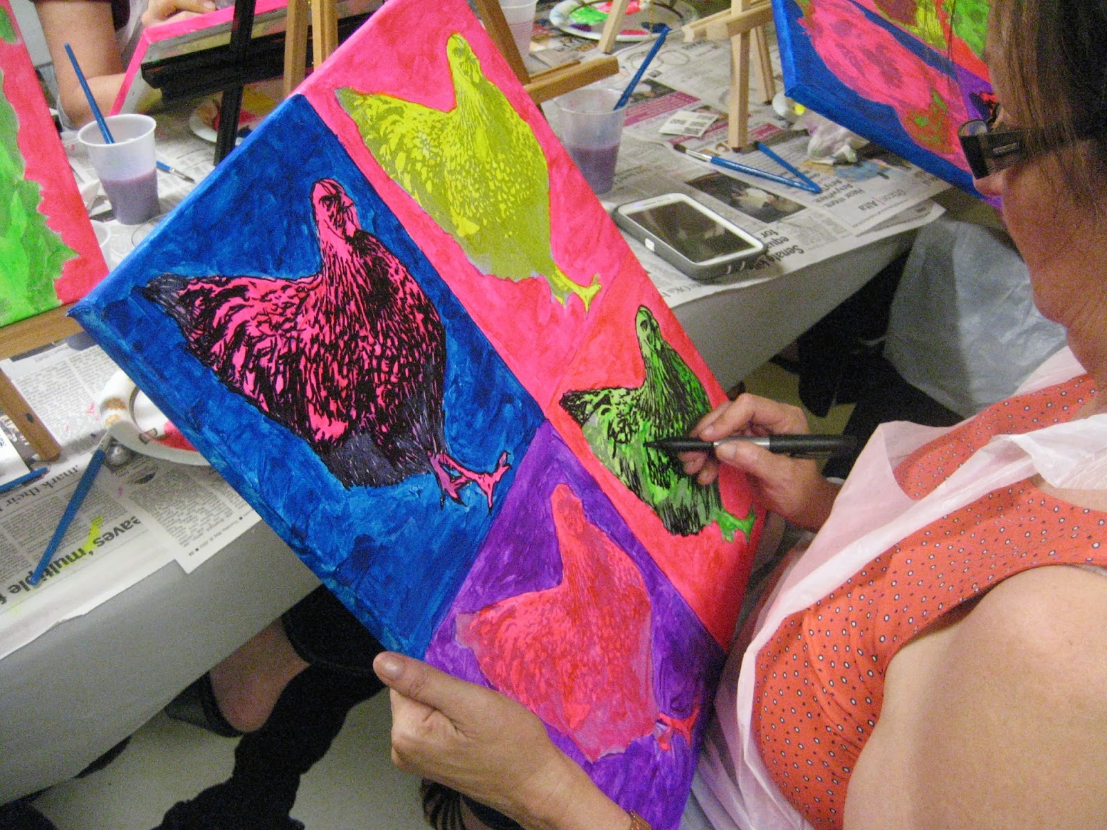 Create Studios, Baton Rouge Art, Craft, Painting Classes pop art