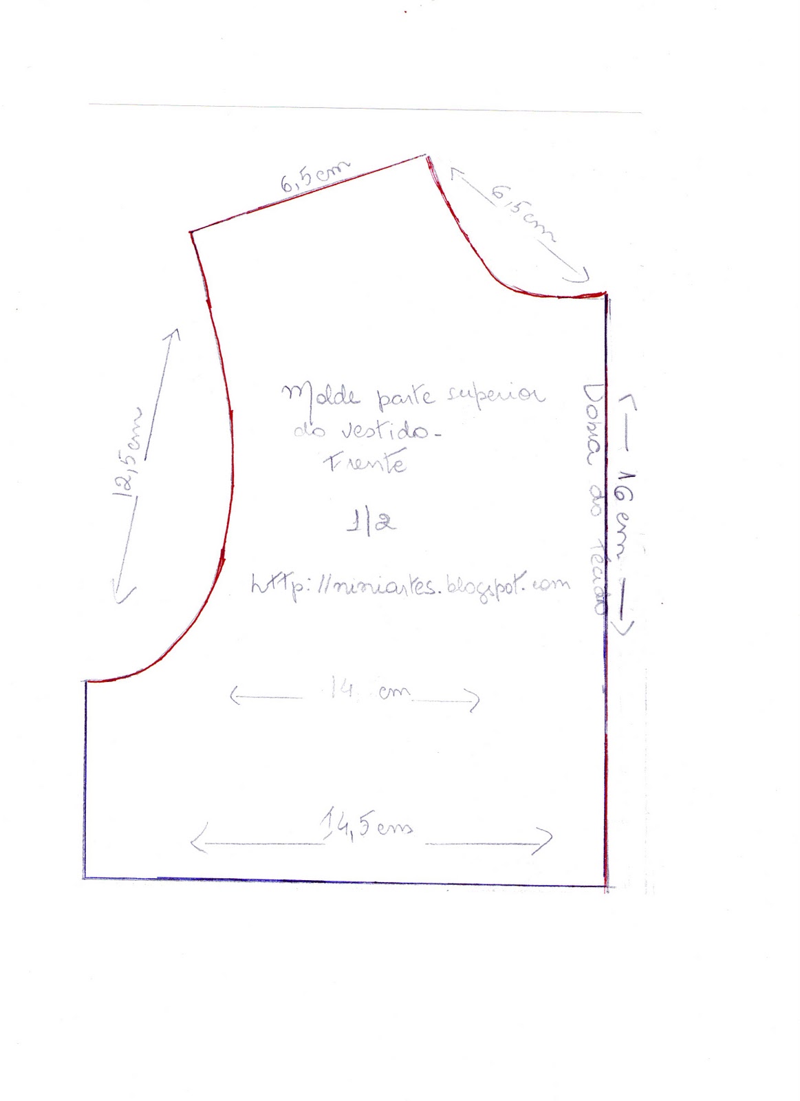 Nini Artes: Molde Vestido de Bebê - Estampado