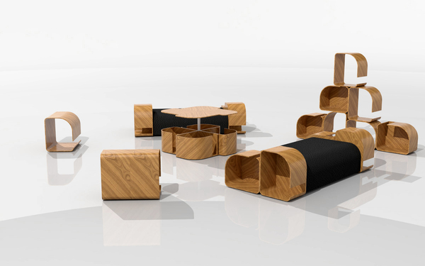 Модульні меблі від Крістіана Гріза