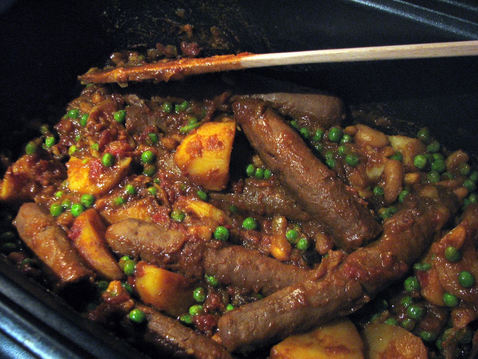 Plain Jane Creations A new twist on curried sausages in the slow cooker