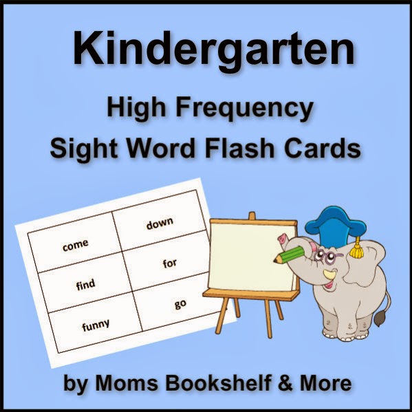kindergarten sight words flash cards printable free