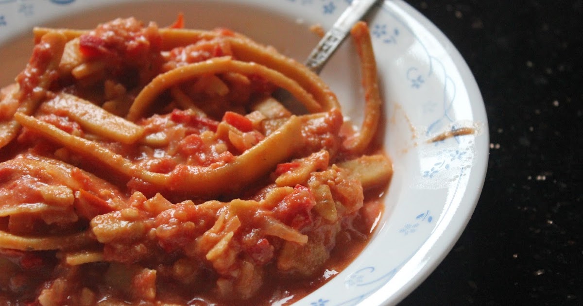 Stacie Michelle [Gluten Free] Chick Pea Flour Pasta & Creamy Tomato Sauce