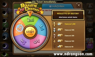 Roulette Of Destiny Diamond Ticket Lets Get Rich