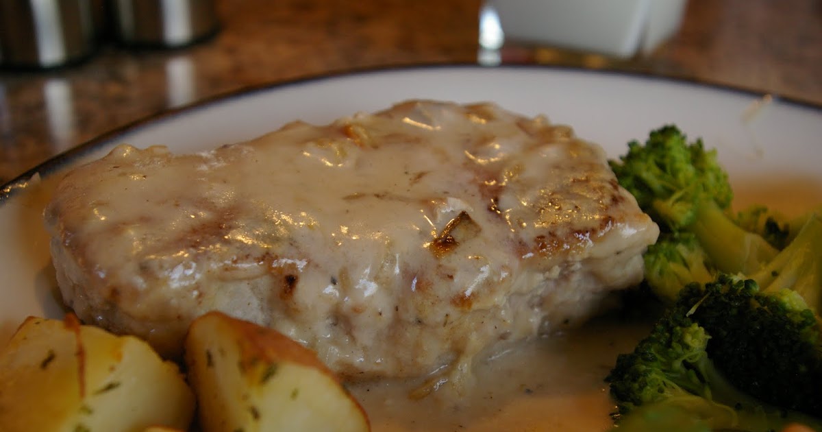 the granola gourmet Oven Pork Chops with Gravy