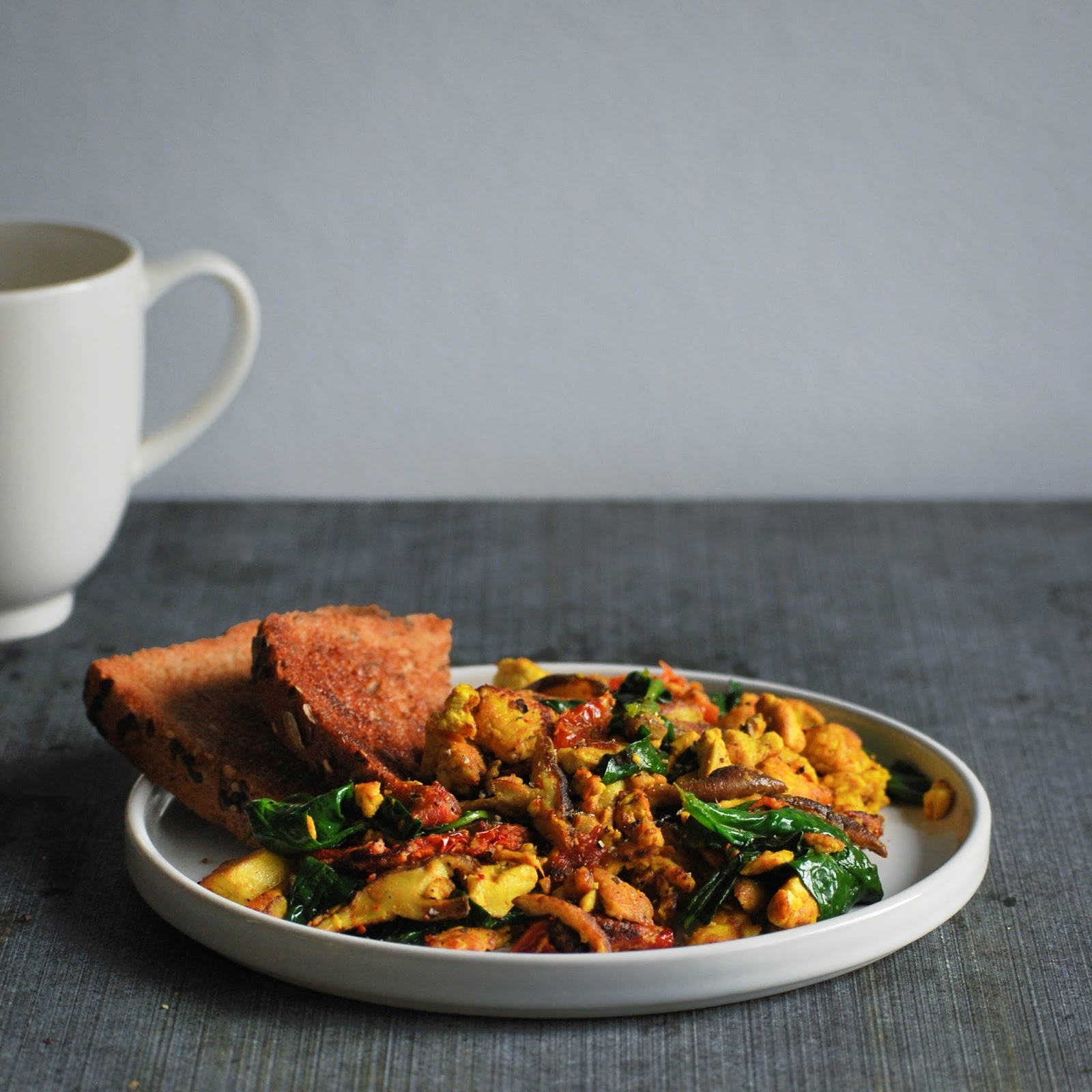 vegan october & tofu scrambles