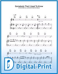 Free Xylophone Sheet Music For Somebody That I Used To Know