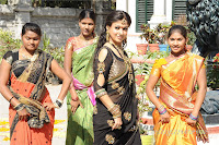 blooming Nayantara, Lovely, in, Saree, free hq quality images gallery