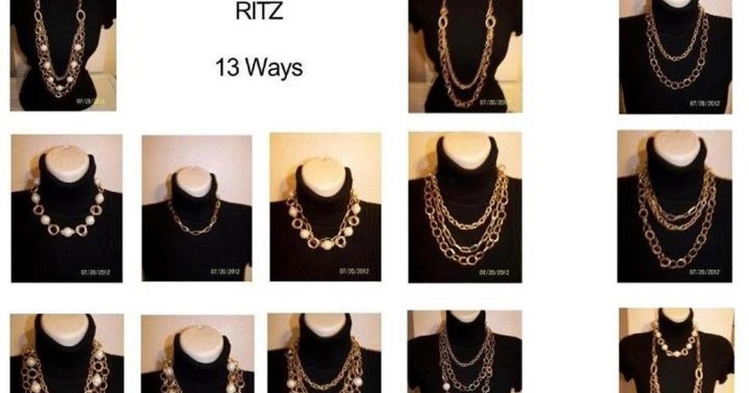 Pretty Posh Jewelry One Necklace, 13 Ways To Wear It