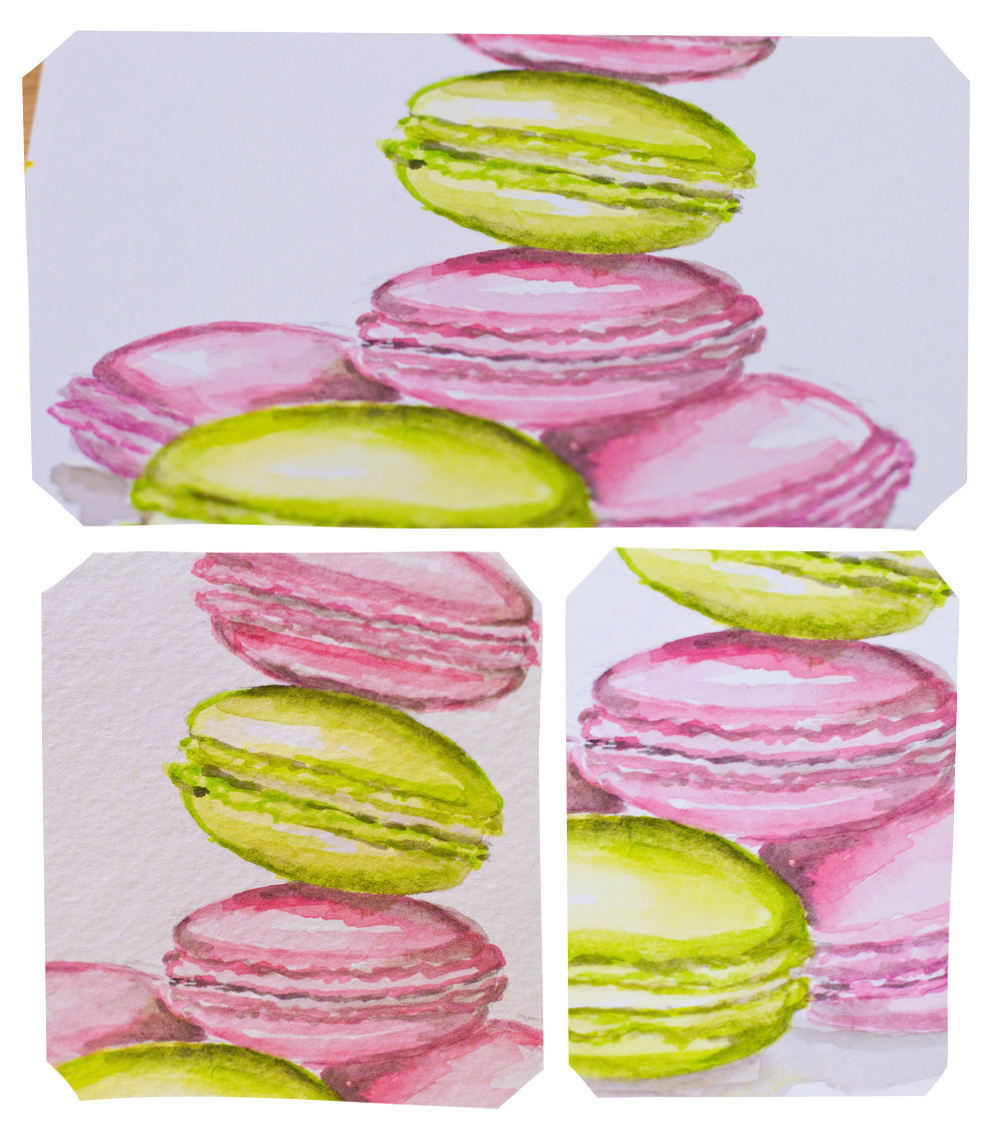 Crafty Song Watercolor Macarons