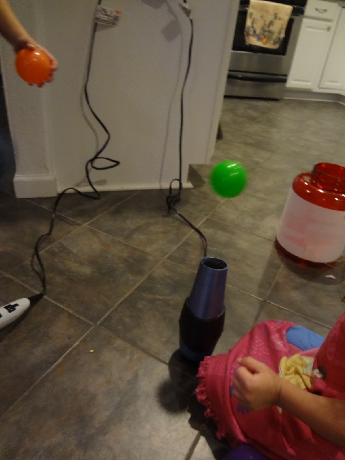 Time for Play Balls + Hair Dryers = Physics