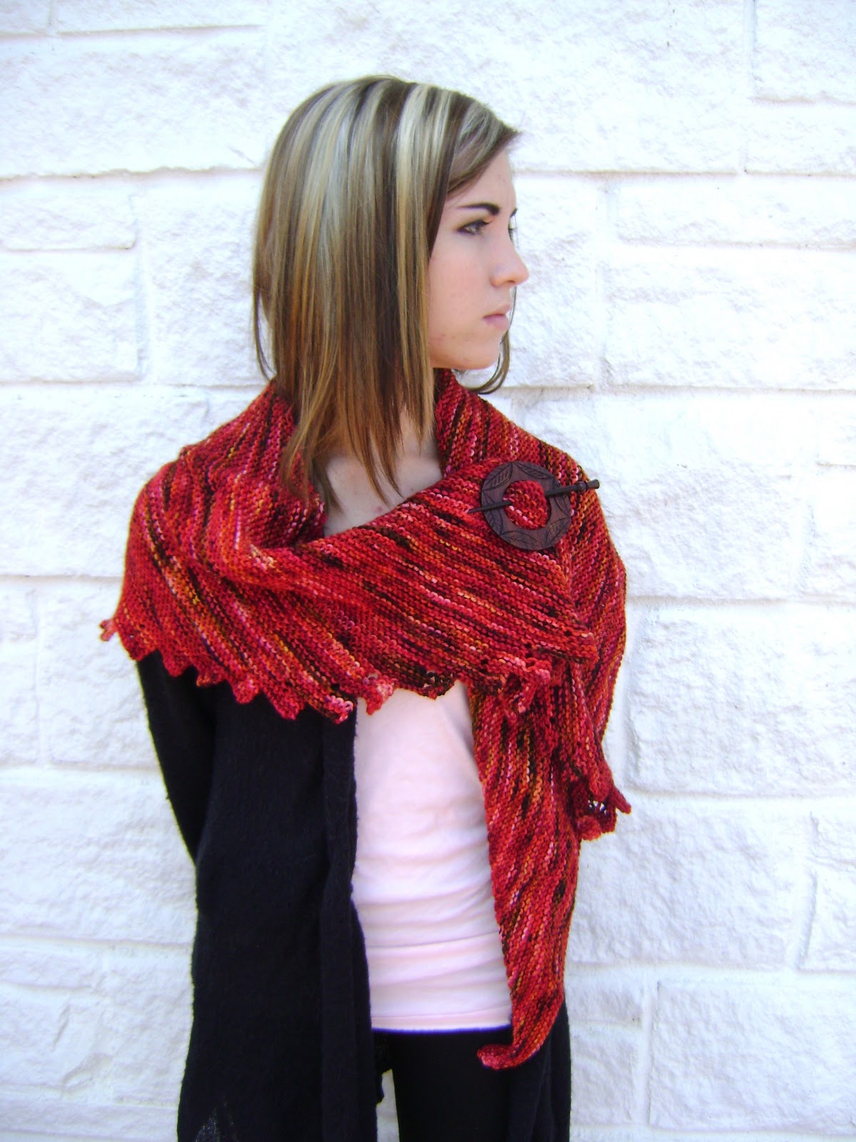 Creative Designs by Sheila Zachariae January in Red Scarf