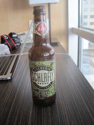 Beer bottle with label clearly reading Schlafly