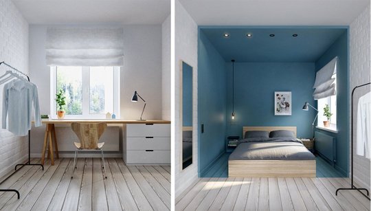 Die Wohngalerie Farbe Bewusst Eingesetzt Int2 Architects Mit