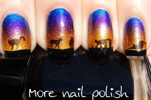 Gradient This Is Halloween Nail Art Challenge More Nail Polish