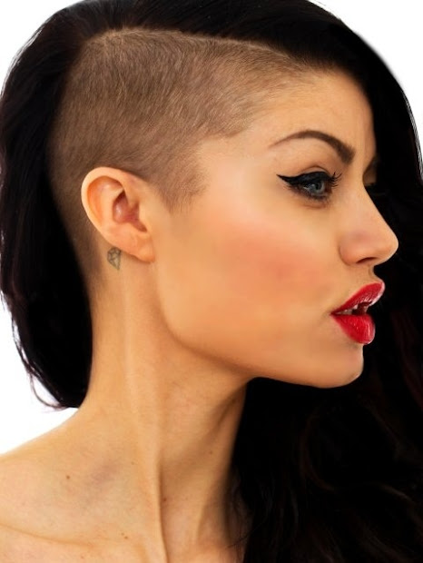 siah style side shaved hairstyle