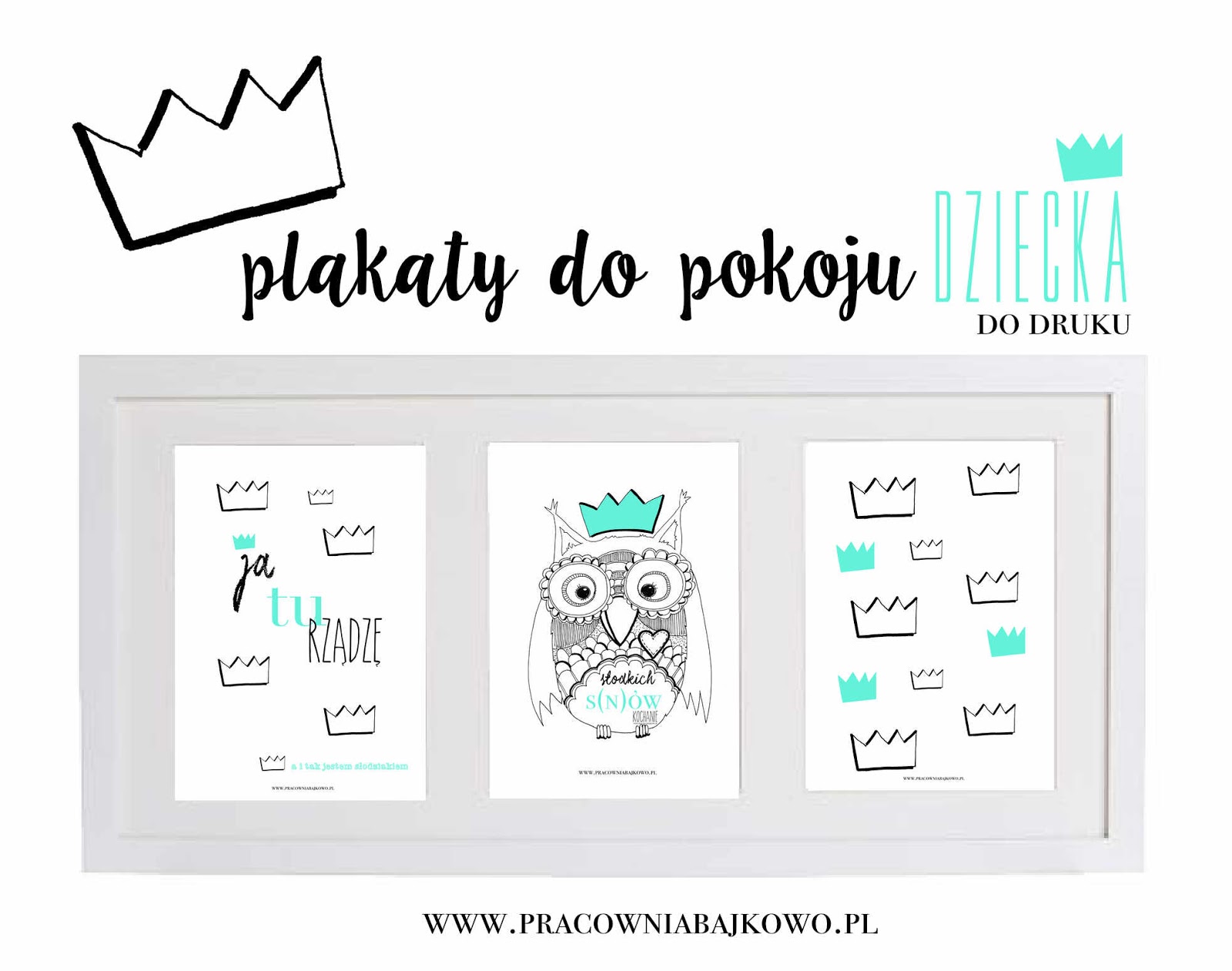 PLAKATY do pokoju dziecięcego - do druku | dobrze narysowane...