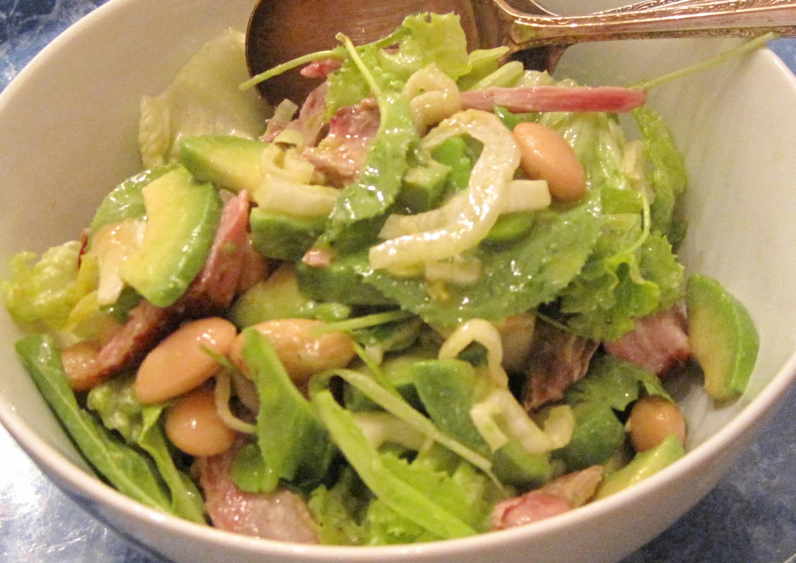 feast with bron Smoked Ham Hock & Avocado Salad