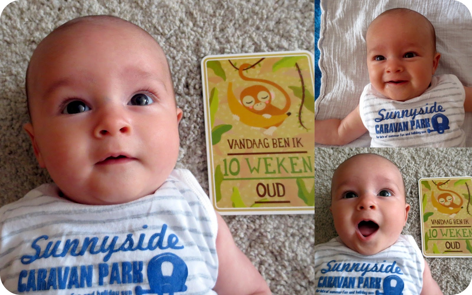 Tiene Milestone Baby Card 10 weken