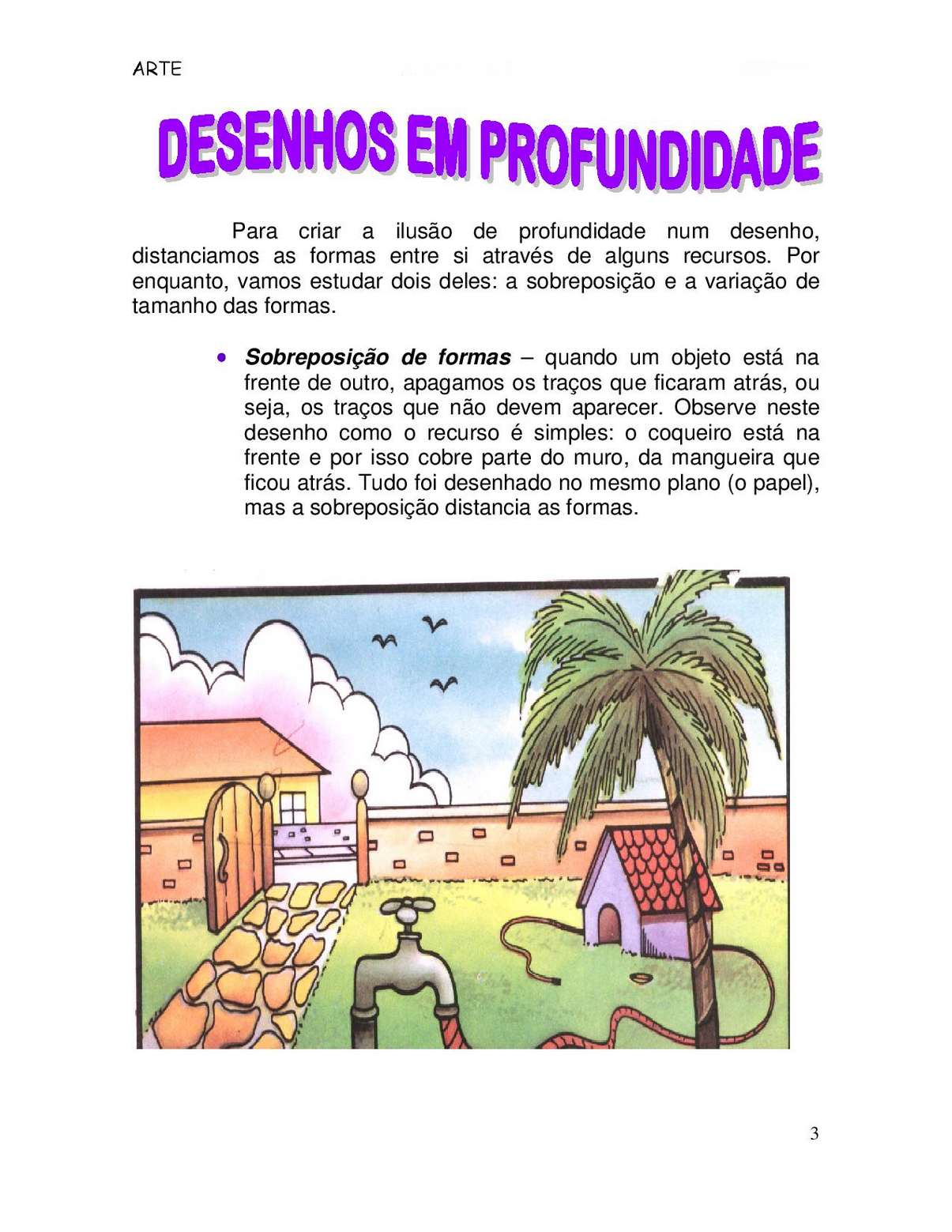 Espaço Saber: 40 ATIVIDADES DE ARTE 8° ANO EXERCÍCIOS (IMAGENS) PARA