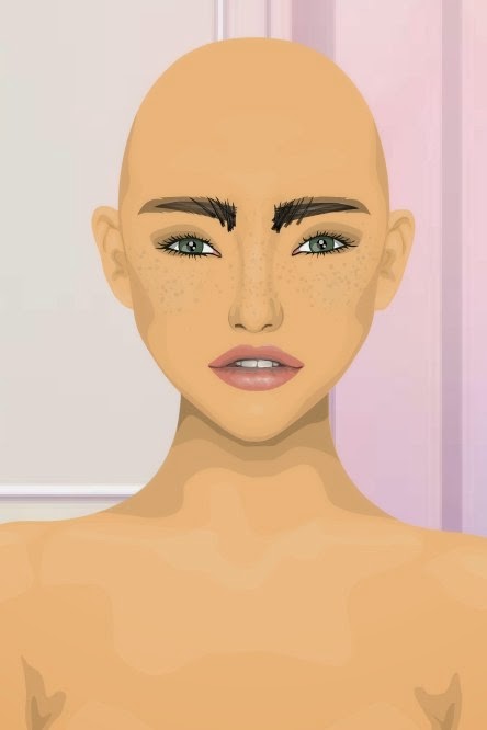 Headshot: No Makeup, with Eyebrows
