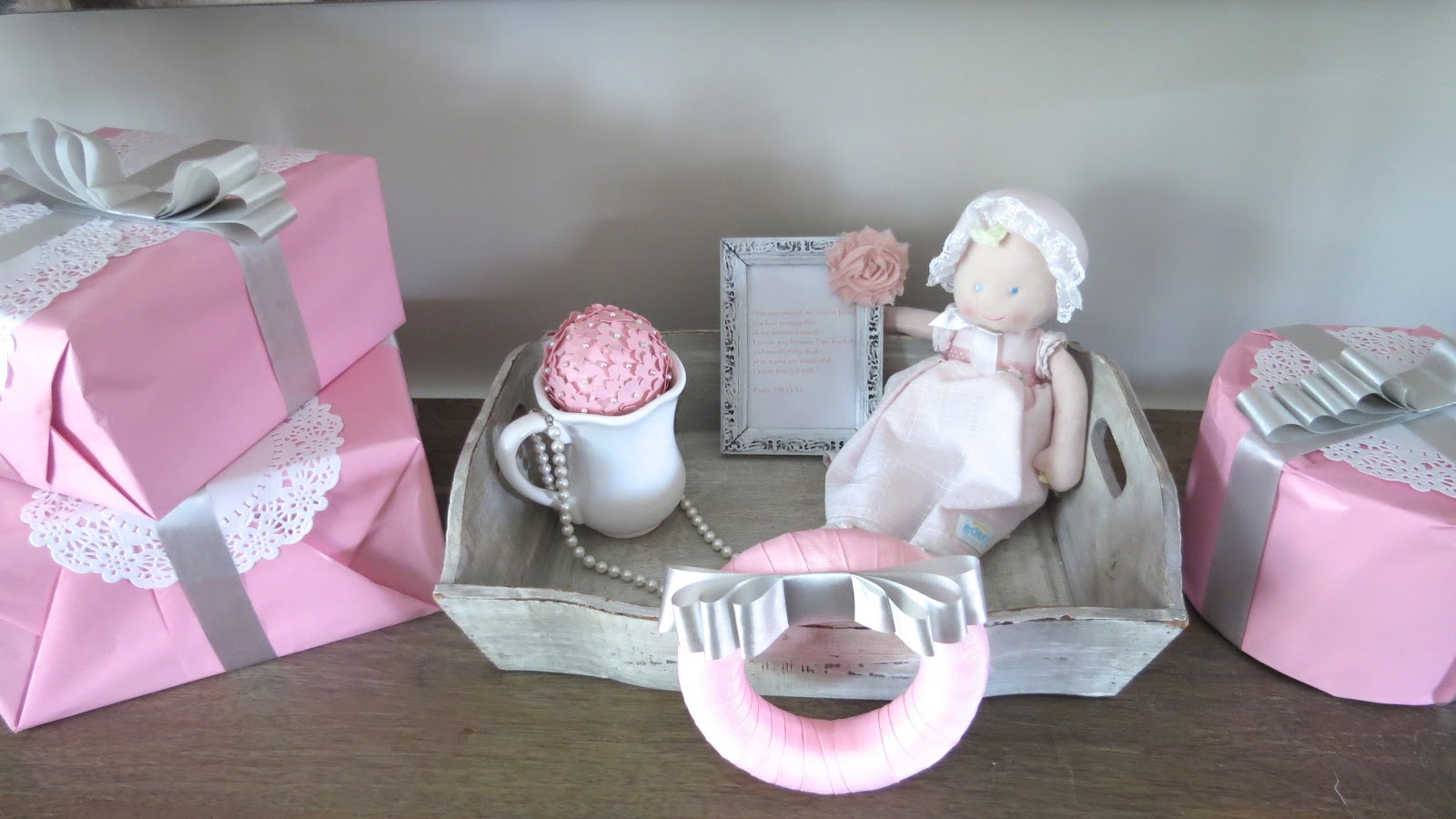 The Simple Craft Diaries: Pink and Grey Baby Shower