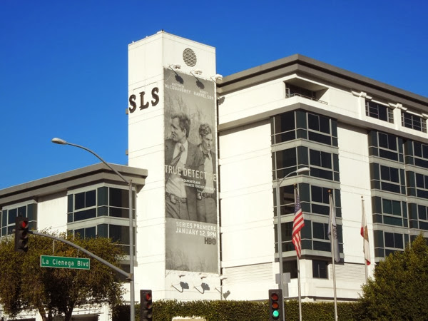 True Detective HBO billboard SLS Hotel True Detective HBO billboard