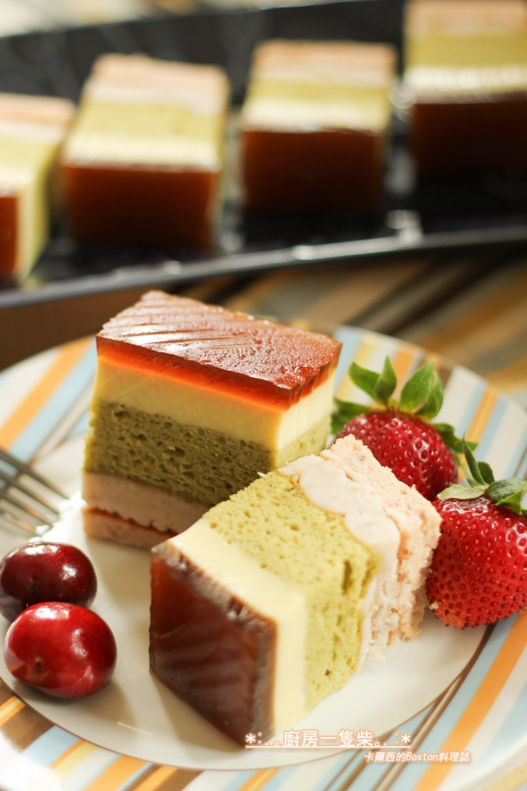 草莓乳酪布丁蛋糕(生日蛋糕)-歐貝拉西點專門店
