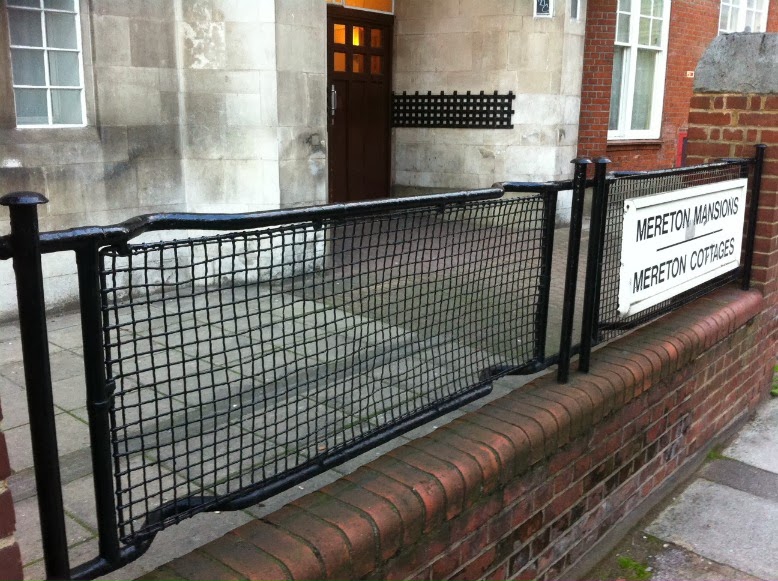 Transpontine History Corner WW2 Stretchers as Railings