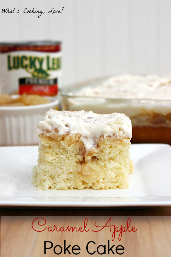 Caramel Apple Poke Cake-image