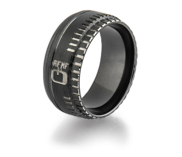 Camera Lens Wedding Ring Spicytec