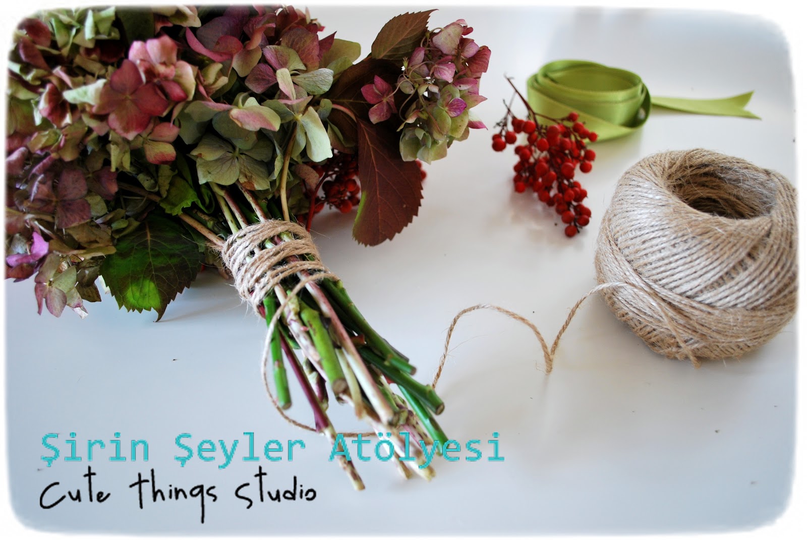 Sirin Seyler Atolyesi Cute Things Studio Diy Do It Yourself Kendin Yap Projesi Gelin Buketi Cicegi