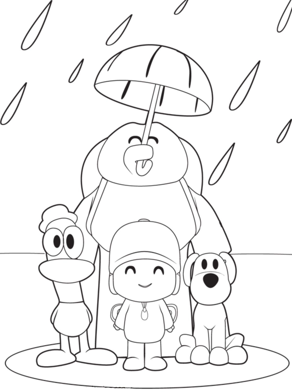 Free Printable Coloring Pages Cool Coloring Pages Pocoyo Coloring Pages