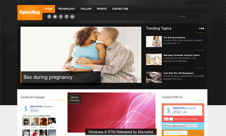 Demo Savarona Blogger Template
