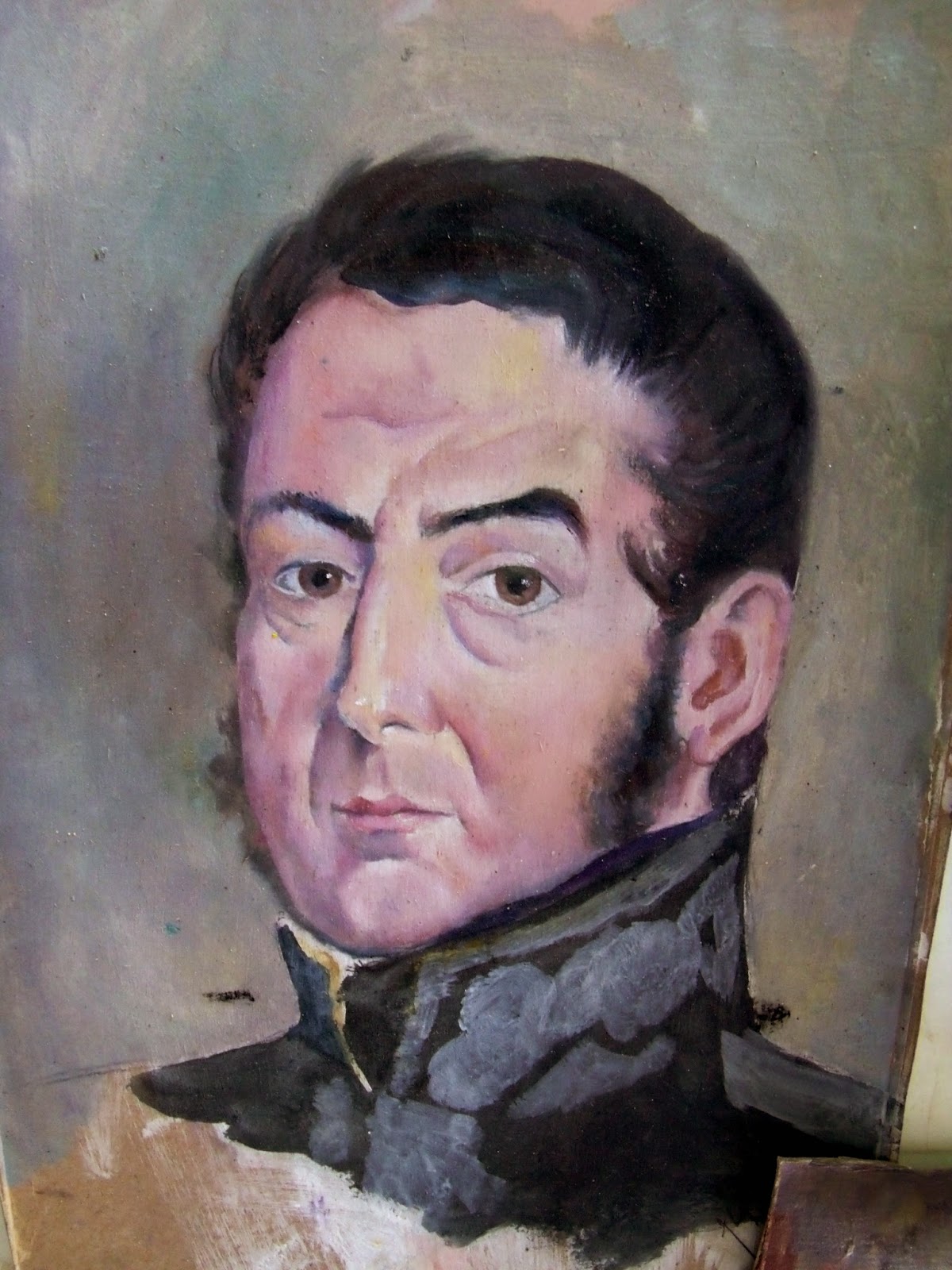 Retrato del General Don José de San Martín. Autor Alberto Ybarra. Corrientes Artística.