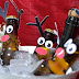 Noël: bouteilles décorées comme des rennes. Modèle imprimable. 