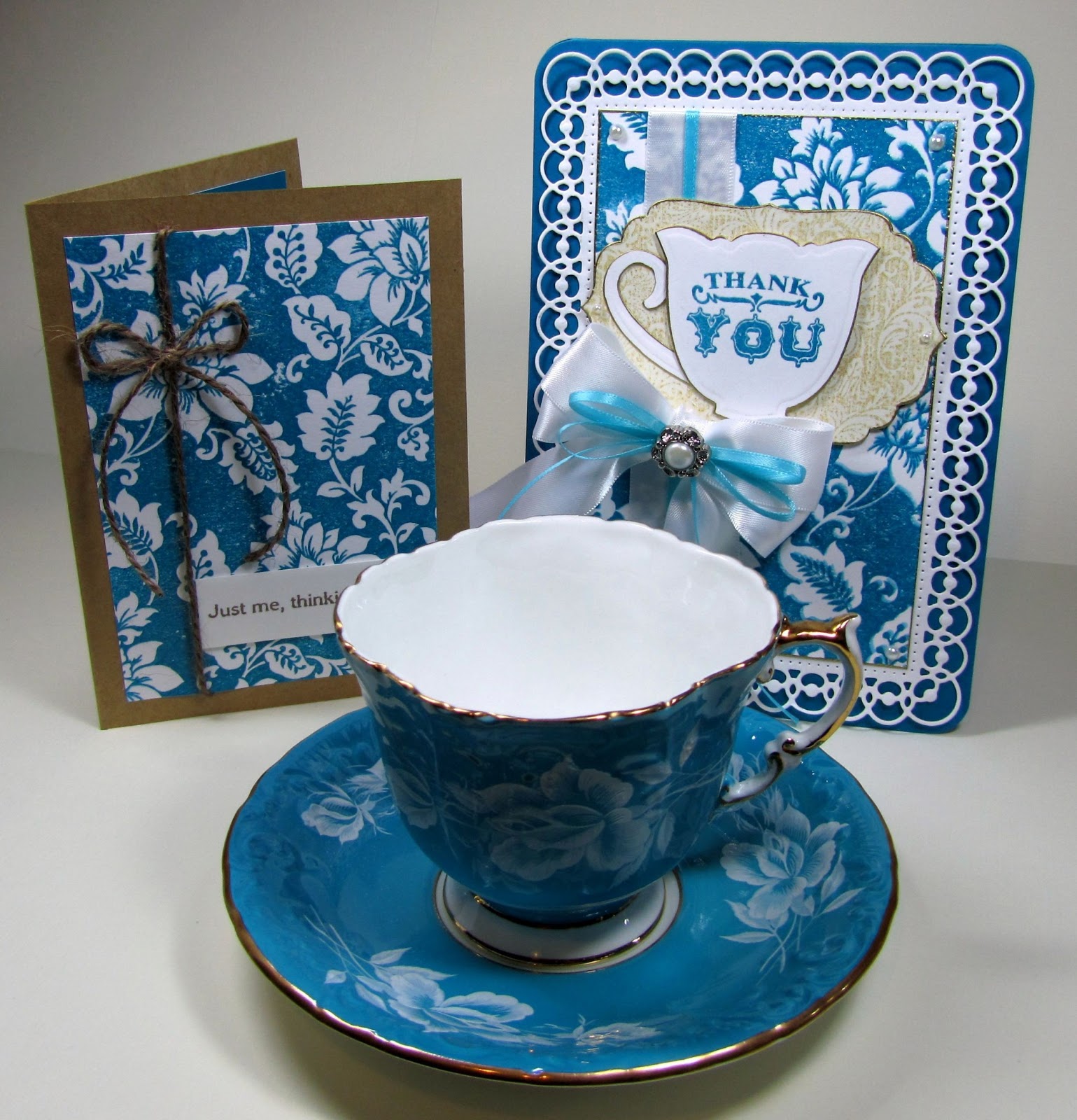 I'm a Little Teapot... Tea cup inspired cards