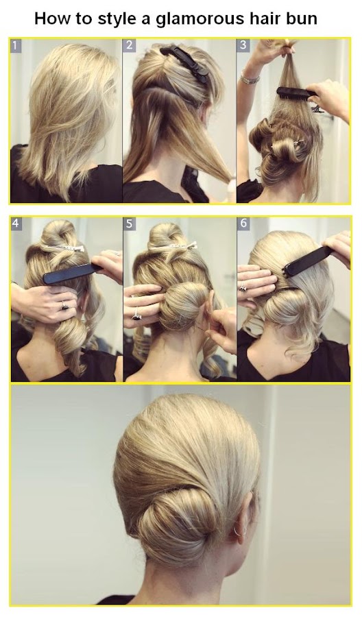 How to Make a glamorous hair bun